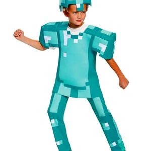 Like New Minecraft Size 10-12 Costume